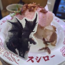 スシローに行く事があったので、モンハンコラボ寿司食べてきた。